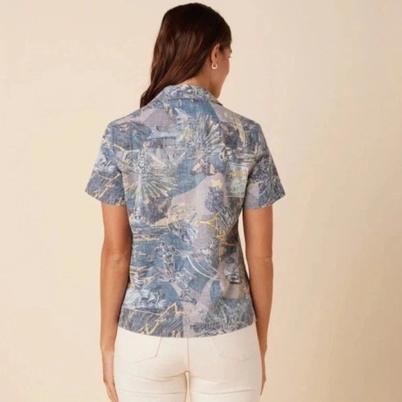 Reyn Spooner Marvel Avengers Assemble Hawaiian Camp Shirt Wmns 2XL Reverse Print - Picture 13 of 16